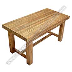 antique wood restaurant tables_wood restaurant tables 1013_Antique natural wood color 6 seat restaurant tables, farmhouse durable birch wooden rectangle restaurant dining tables