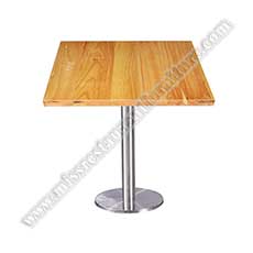 wood restaurant tables 1202_60cm square MDF tables_customize square coffee tables