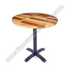 wood restaurant tables 1205_modern splice wood tables_round splice wood tables