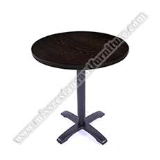 wood restaurant tables 1208_laminate MDF round tables_MDF round fast food tables