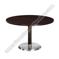 modern MDF dining tables_modern round bistro tables_wood restaurant tables 1239