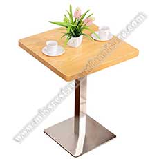 wood restaurant tables 1242_square cafe room tables_restaurant square MDF tables