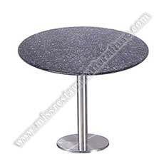 marble restaurant tables 1517_round black quartz diner tables_customize quartz bistro tables