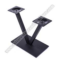 restaurant iron table base 1912_angle iron table legs_V shape iron table legs