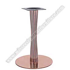 marble pillars metal table legs_antique rose golden table legs_restaurant brass table base 1946