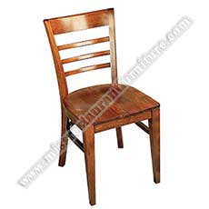 restaurant walnut dining chiars_wood restaurant chairs 2003_Customize walnut color country side restauant wooden dining chairs and wood back