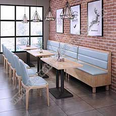 cafe table and booth seating_wood table and booth seating_restaurant table and booths 3306