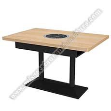 wooden hot pot tables 4003_hot pot dining tables_customize hot pot tables