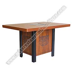wooden hot pot tables 4007_Chinese hot pot tables_plywood hot pot table