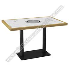 marble hot pot tables 4202_custom marble hot pot table_marble hot pot dining table