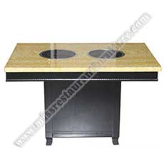 marble hot pot tables 4210_commercial bbq table_marble induction cooker table