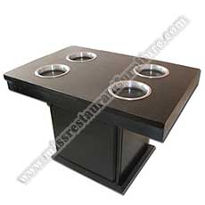 marble hot pot tables 4211_black stone bbq table_fast food hot pot table