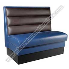 restaurant booth seating 5020_black leather dining bench seating_cheap button dining bench seating