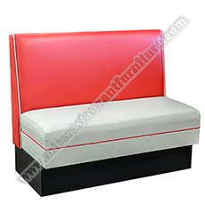 restaurant booth seating 5035_red back leather booths_coffee leather booth seating