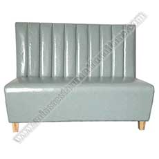 PVC leather booth seating_restaurant booth seating 5058_Simple design 120cm restaurant leather booths cheaper PVC leather upholstery dining room double seat booth seating