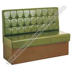 restaurant booth seating 5060_storage leather seating booths_commercial leather dining booth