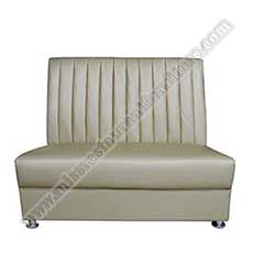 popular kitchen couch seating_restaurant booth seating 5069_Popular stripe back design grey kitchen couch seating used commercial vinyl leather booth couch furniture set