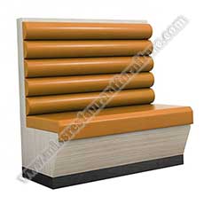 wood bench seat sofa_restaurant booth seating 5251_Modern design 47inch restaurant furniture leather bench couch seating plywood frame canteen dining bench seats
