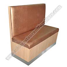 used restaurant booths for sale_restaurant booth seating 5267_With metal footer functional wood storage booth seats fast food room used restaurant booths for sale near me