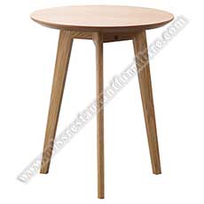 restaurant bar tables 6004_modern round high tables_wood round high bar tables