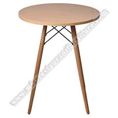 restaurant bar tables 6009_coffee round high bar tables_modern wood high bar tables