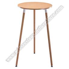 restaurant bar tables 6010_rubber wood round bar tables_coffee round high bar tables