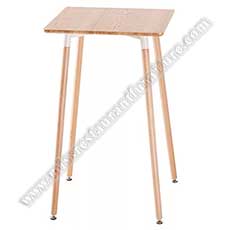 restaurant bar tables 6012_square dining high bar tables_modern coffee wood bar tables