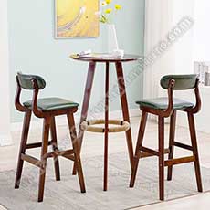 bar table and chairs set 6604_commercial bar table and chairs_modern wood high table and chairs