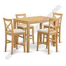 bar table and chairs set 6606_classic high table and chairs_wood high table and chairs set