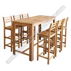 bar table and chairs set 6608_dining high bar table and chairs_customize dining high tables set