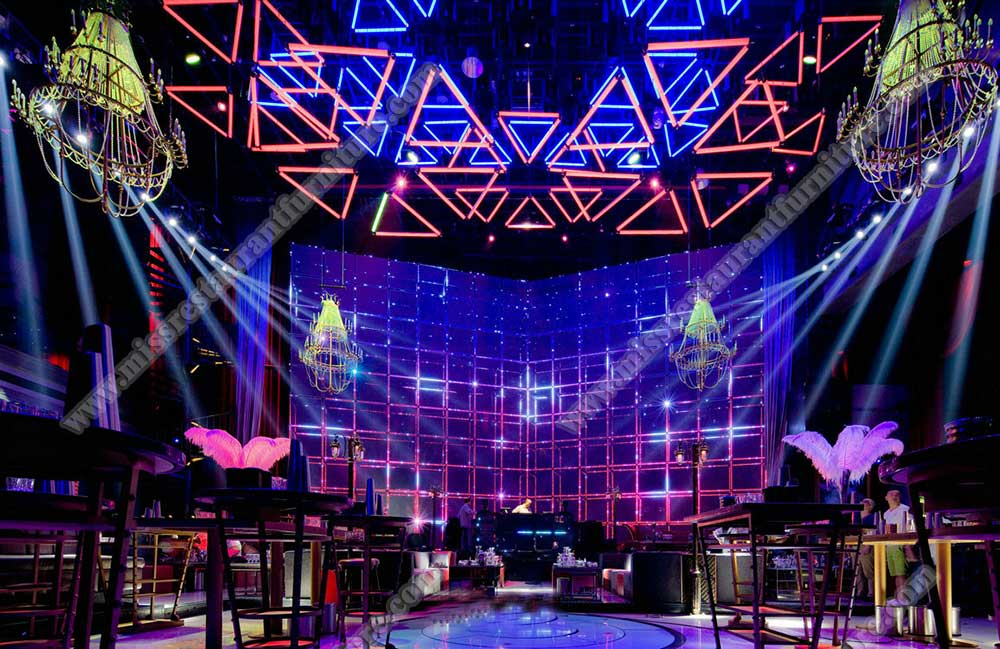 Singapore  Dr Oscar bar&club furniture_metal high bar table and metal barstools set