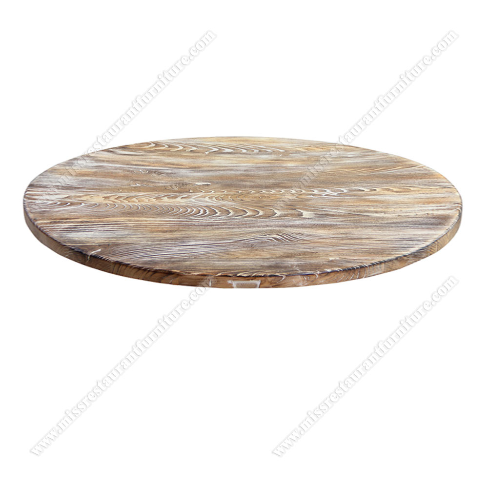 Factory price solid hard wood round dining room table top slab hardwood 2 seat wood table tops
